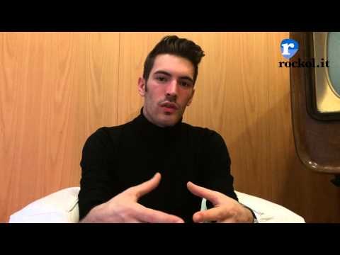 Sanremo 2015, Giovanni Caccamo, la selfie intervista