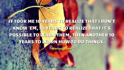 Warren Zevon Quotes #2