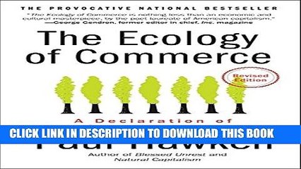 [PDF] The Ecology of Commerce Revised Edition: A Declaration of Sustainability Popular Online
