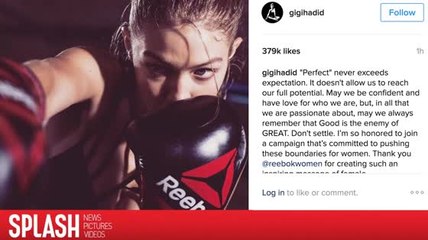 Gigi Hadid wibt für Reebok