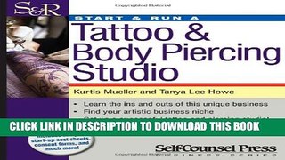 [PDF] Start   Run a Tattoo and Body Piercing Studio (Start   Run Business Series) Popular Online