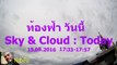 ท้องฟ้า วันนี้ Sky and Cloud Today 15082016 - Timelapse with SJCAM SJ5000+