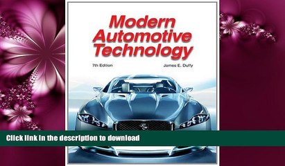 EBOOK ONLINE  Modern Automotive Technology  GET PDF