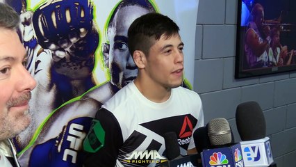 UFN 96: Brandon Moreno Surprised by Quick Submission Win
