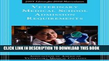 [PDF] Veterinary Medical School Admission Requirements (Veterinary Medical School Admission