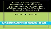 Collection Book The Managers Pocket Guide to Leadership Skills (Manager s Pocket Guide Series Book