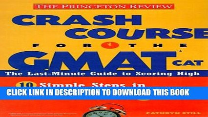 [PDF] Crash Course for the GMAT (Princeton Review Series) Full Online