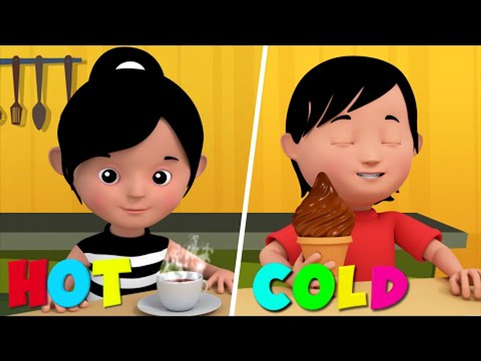 The Opposites Song | 3D Nursery Rhymes For Kids | Learn Opposites From Kids Tv
