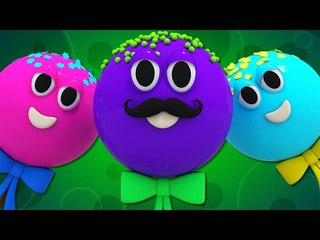Cake pop finger family | 3d rhymes | nursery rhyme | kids songs