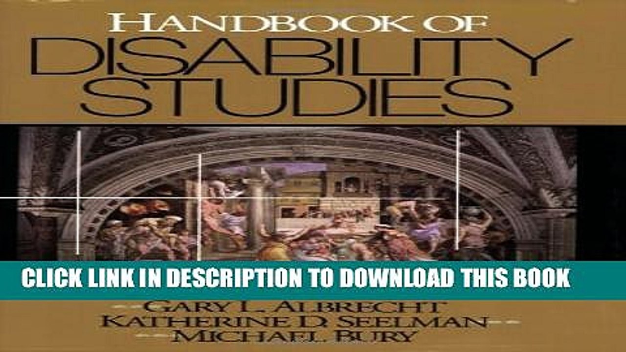 [PDF] Handbook of Disability Studies [Full Ebook]