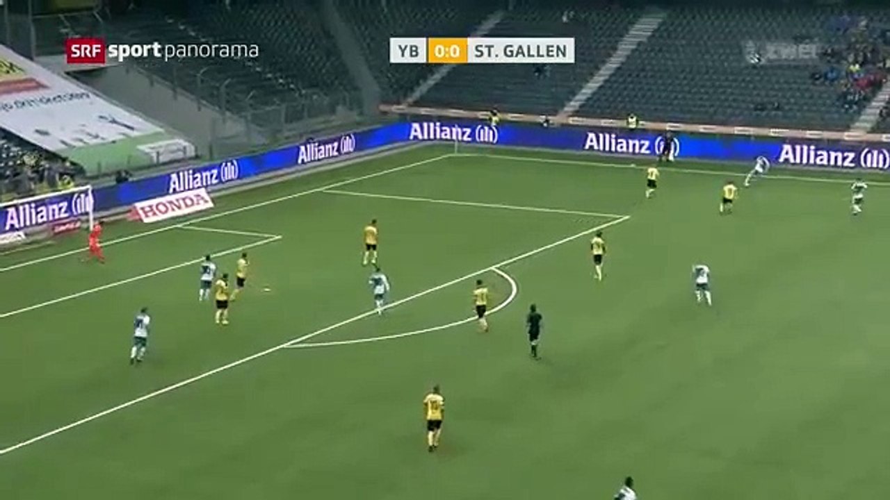 Young Boys 0:1 St.Gallen (Swiss Super League 10. Runde 2016/2017  2 .Oktober 2016)