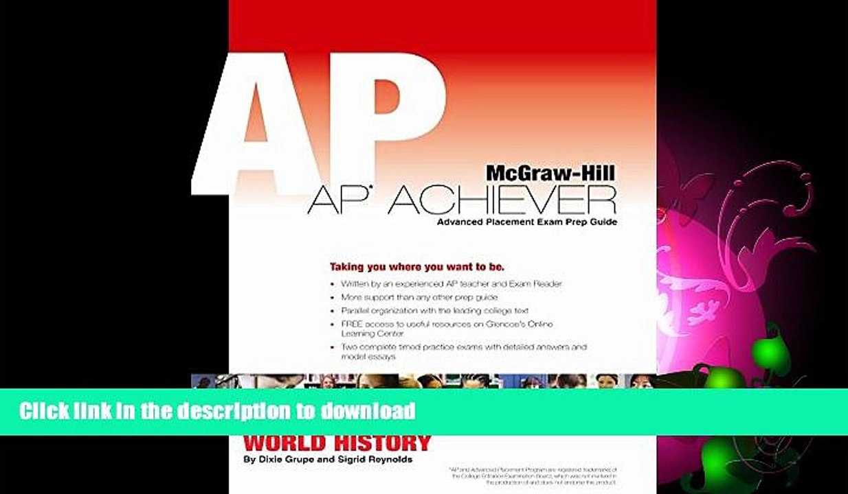READ BOOK  Grupe, et al, AP Achiever (Exam Preparation Guide) for AP World History (College Test