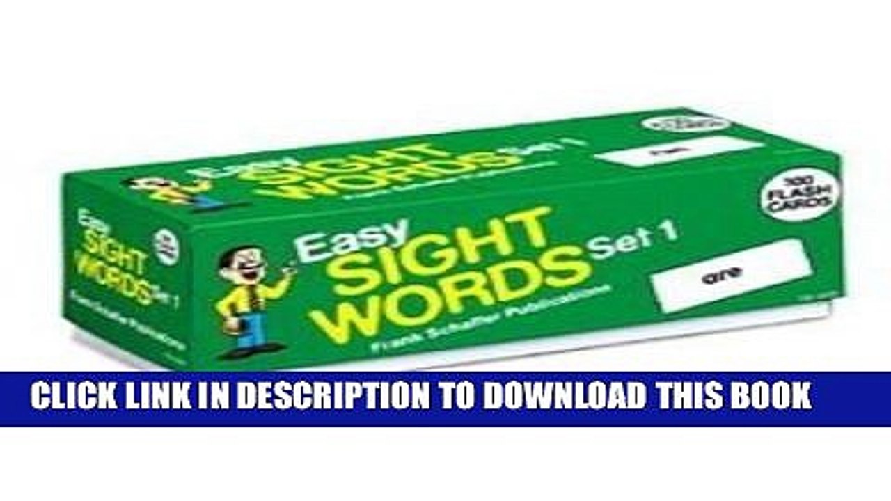 [PDF] Easy Sight Words Set 1 (Phonics Flash Cards) Full Colection