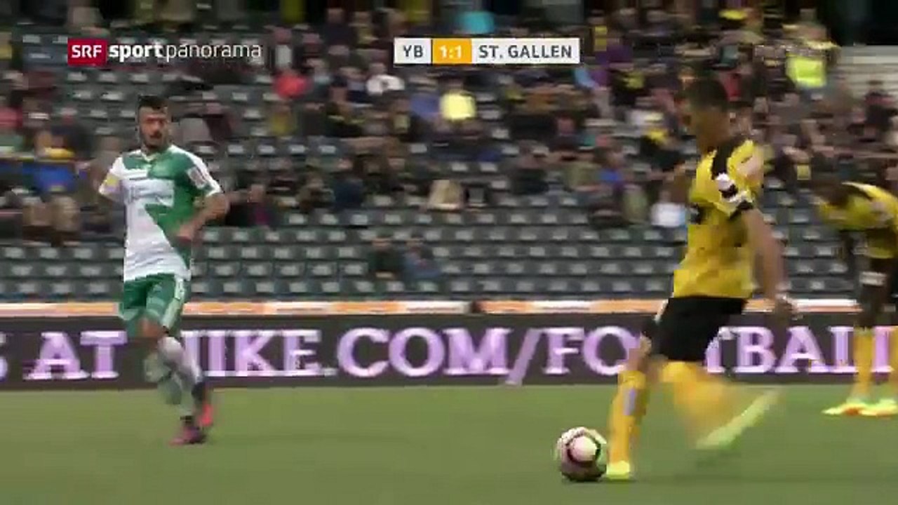 Young Boys 2:1 St.Gallen (Swiss Super League 10. Runde 2016/2017  2 .Oktober 2016)