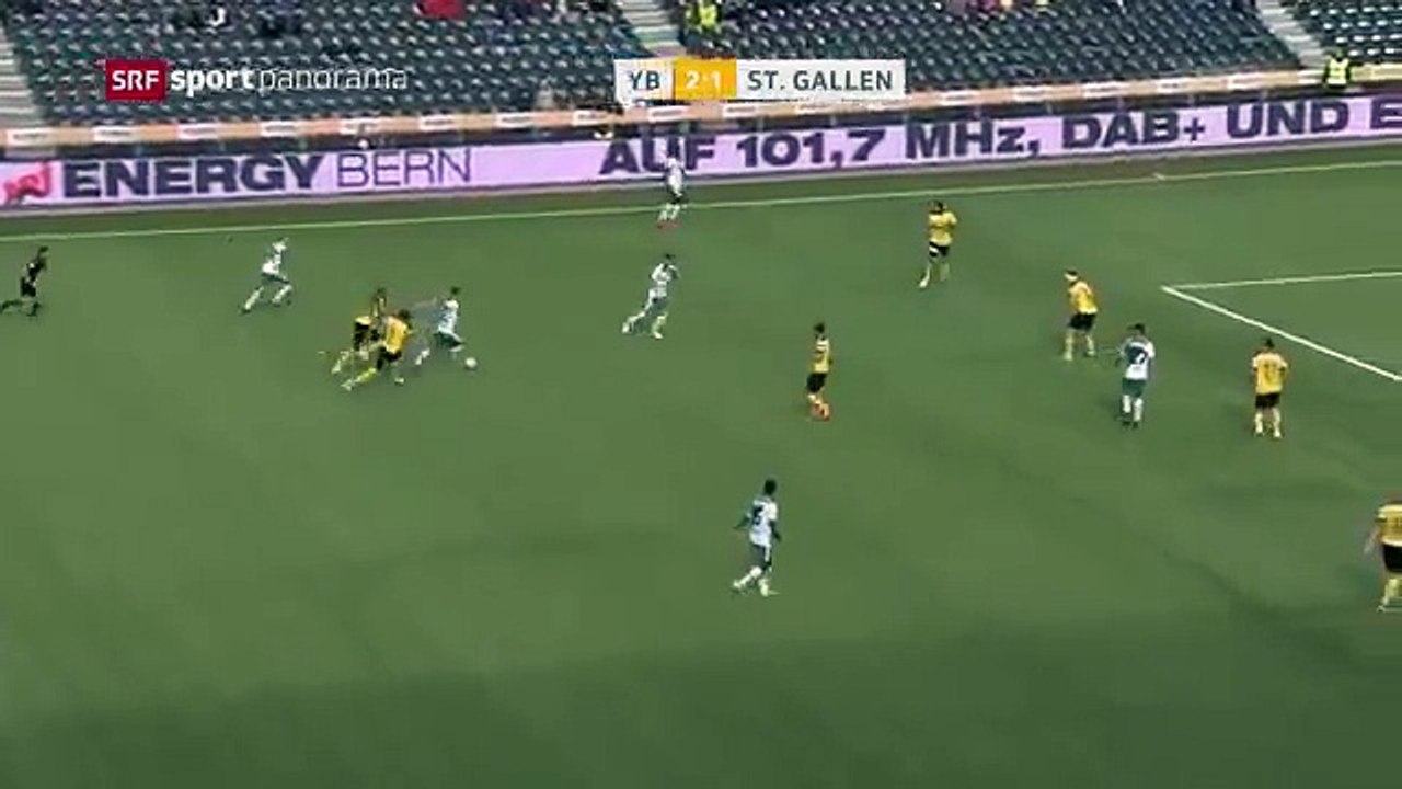 Young Boys 2:2 St.Gallen (Swiss Super League 10. Runde 2016/2017  2 .Oktober 2016)