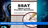 READ  SSAT Upper Level Practice Questions: SSAT Practice Tests   Exam Review for the Secondary