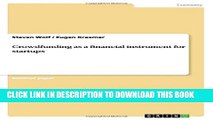 [PDF] Crowdfunding as a financial instrument for startups Popular Online
