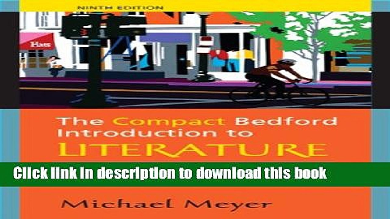 [PDF] The Compact Bedford Introduction to Literature: Reading, Thinking, Writing Full Online