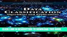 New Book Data Classification: Algorithms and Applications (Chapman   Hall/CRC Data Mining and