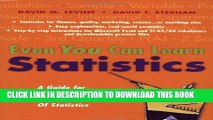 Collection Book Even You Can Learn Statistics: A Guide for Everyone Who Has Ever Been Afraid of