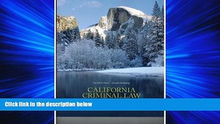 FULL ONLINE  California Criminal Law Concepts 2015