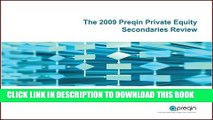 New Book The Preqin Private Equity Secondaries Review 2009