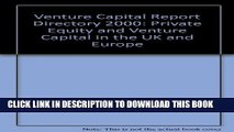New Book Venture Capital Report Directory 2000: Private Equity and Venture Capital in the UK and