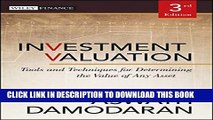 Collection Book Investment Valuation: Tools and Techniques for Determining the Value of Any Asset