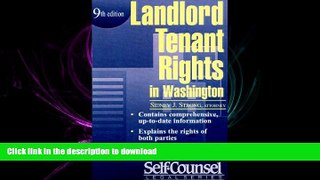 READ THE NEW BOOK Landlord/Tenant Rights Washington (Landlord/Tenant Rights in Washington) FREE