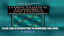 Collection Book Computational Economics and Finance: Modeling and Analysis with MathematicaÂ®