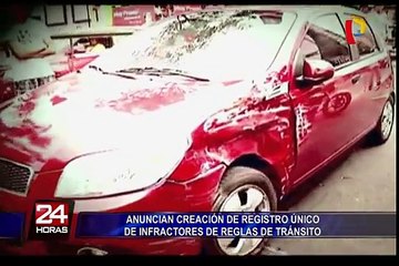Anuncian creación de registro único de infractores de reglas de tránsito