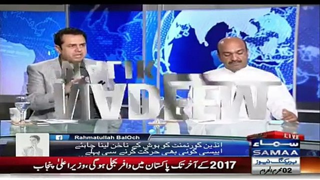 Nadeem Malik makes Talal Chohdry speechless when he raised a serious question at Nawaz Sharif.