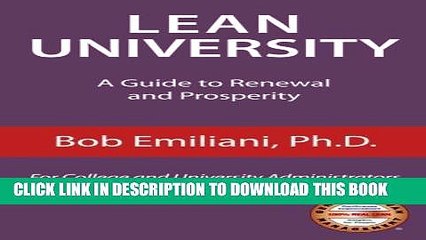 [PDF] Lean University: A Guide to Renewal and Prosperity Full Online