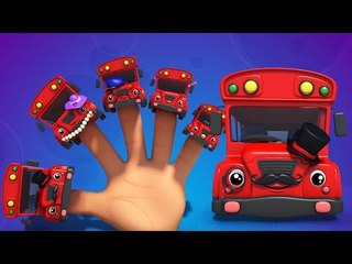 finger family song | 3d rhymes | wheels on the bus | nursery rhyme for kids