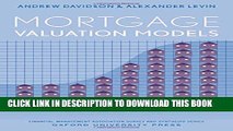 New Book Mortgage Valuation Models: Embedded Options, Risk, and Uncertainty (Financial Management