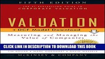 Collection Book Valuation,   Download: Measuring and Managing the Value of Companies, 5th Edition