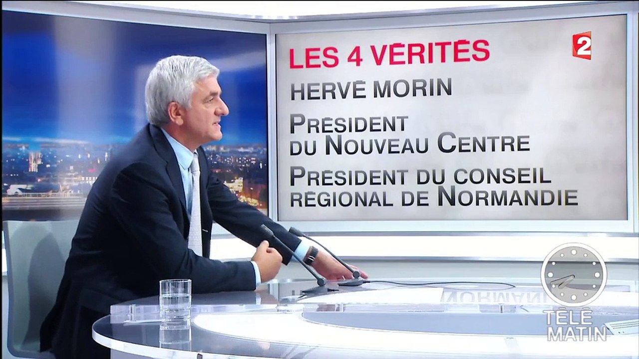 Hervé Morin soutient Bruno Le Maire à la primaire à droite : "J'ai fait le choix du renouveau"