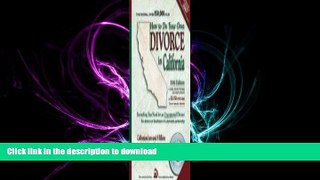 FAVORIT BOOK How to Do Your Own Divorce in California: Everything You Need for an Uncontested