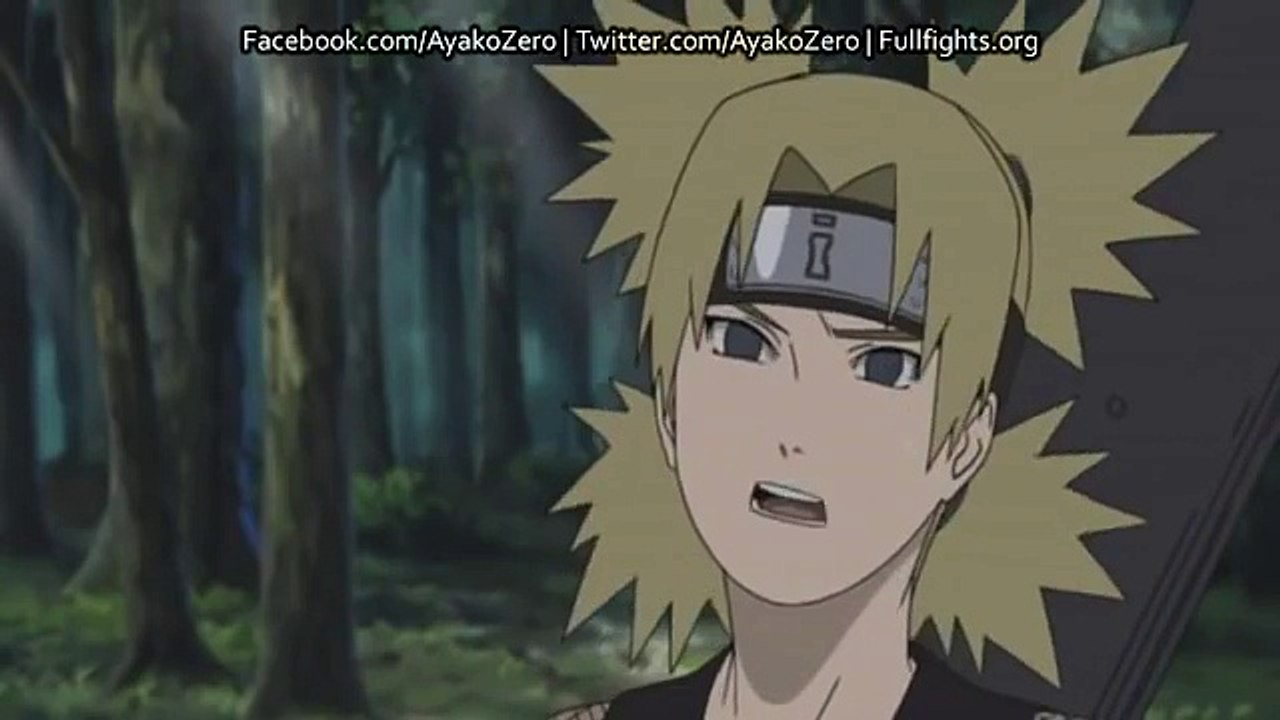 Konohamaru vs Temari