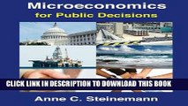 Collection Book Microeconomics for Public Decisions