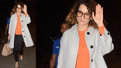 Kangana Ranaut Leaves For US | Simran Movie Shoot