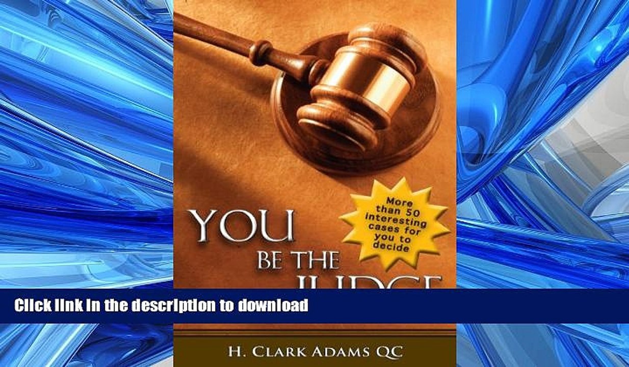 EBOOK ONLINE You Be the Judge READ PDF BOOKS ONLINE