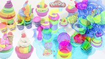 PLAY DOH ICE CREAM! - CREATE cup cream cake with peppa pig toys