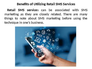 Benefits of Utilizing Retail SMS Services