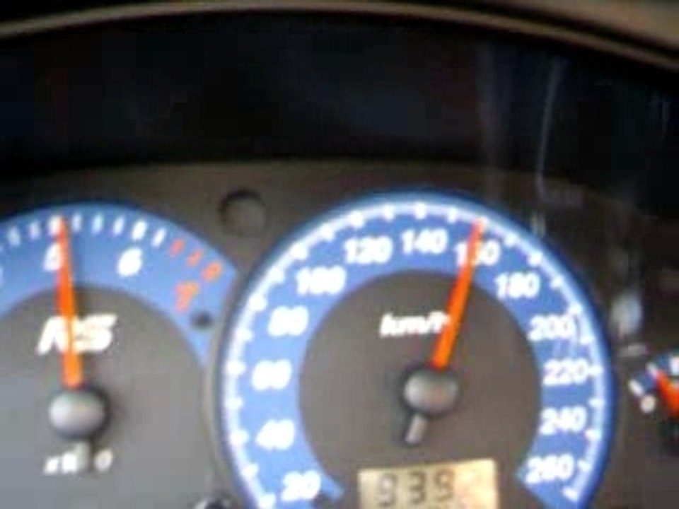 Ford Focus RS de 0 a 160Kmh.