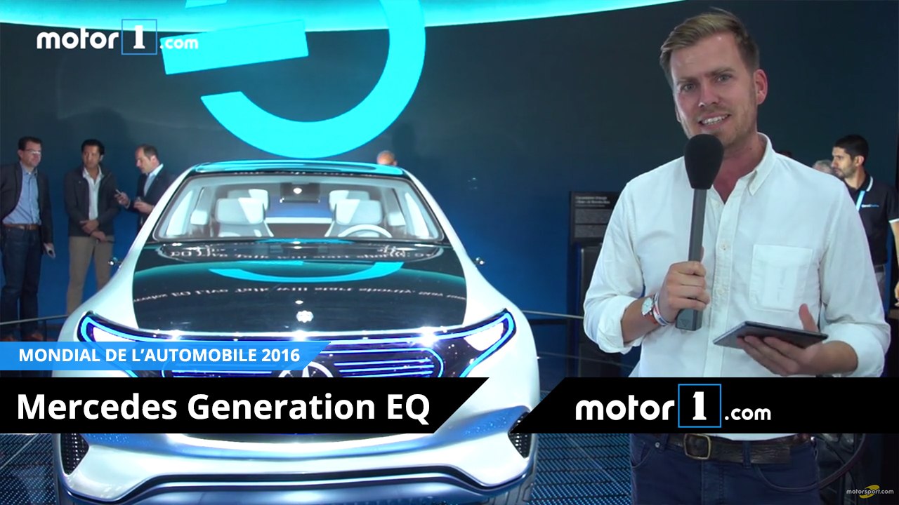 Mondial de l'Auto 2016 - L'électrique de Mercedes, le Generation EQ !