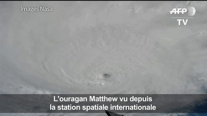 L'ouragan Matthew vu depuis la station spatiale internationale