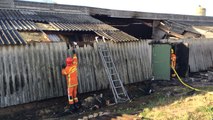 Incendie dans un élevage de canards