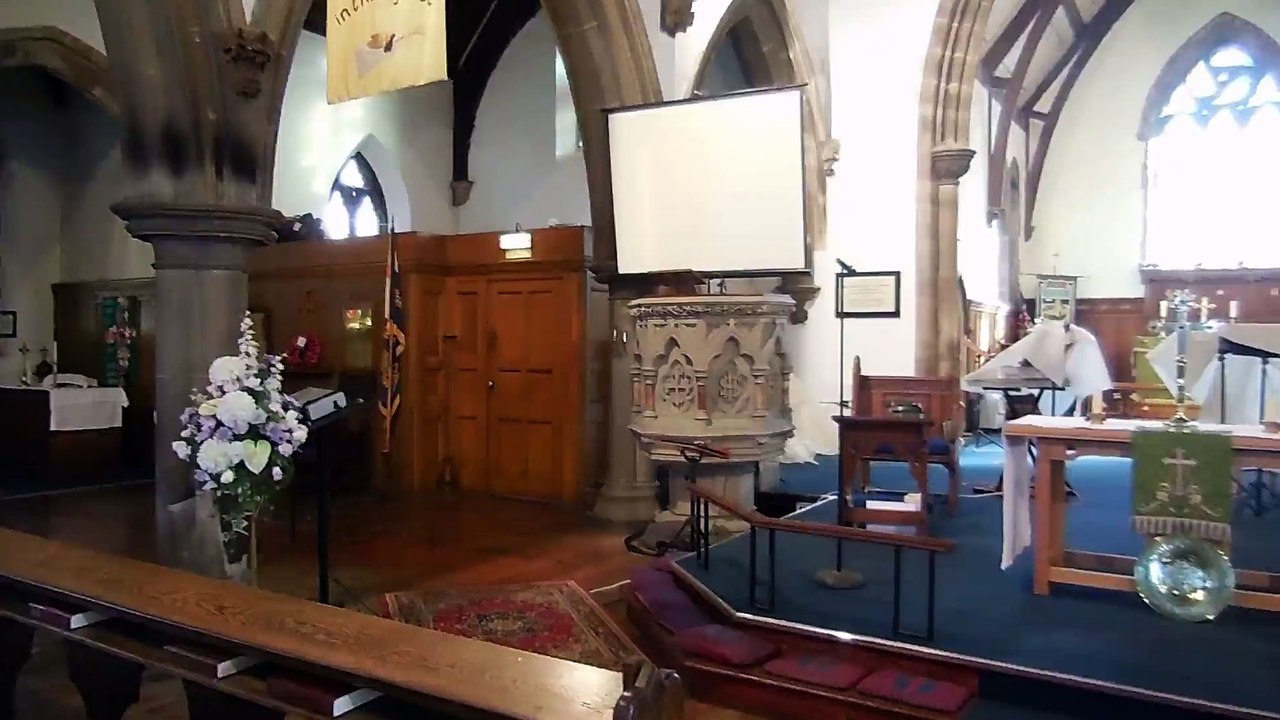 Wacky kids worship in church