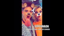 Elenco de Soy Luna con el perro en Snapchat se diverten